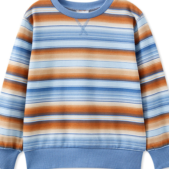 Ombre Stripe Fleece Sweat