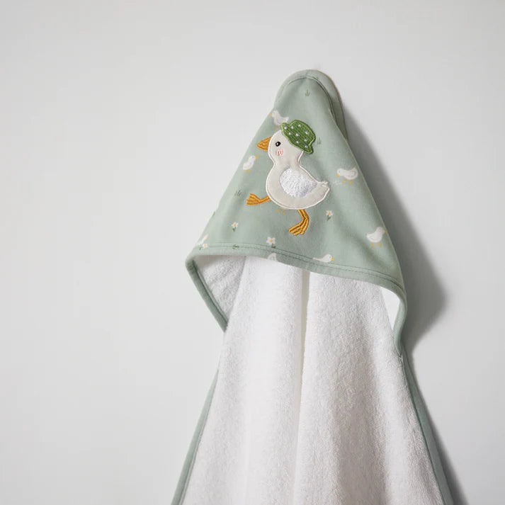 Organic Hooded Towel- Goosey Goosey