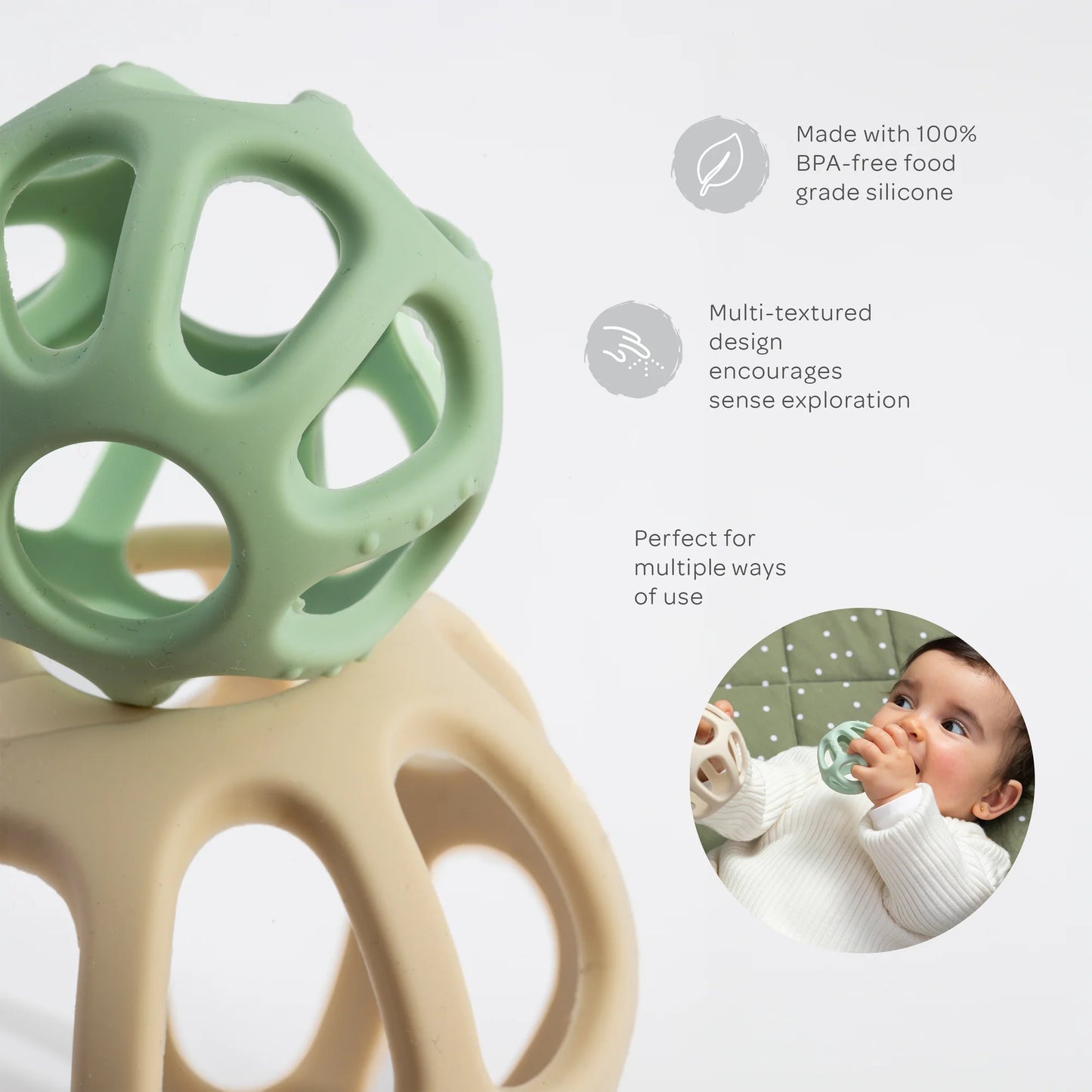 Silicone Teething Nesting Ball