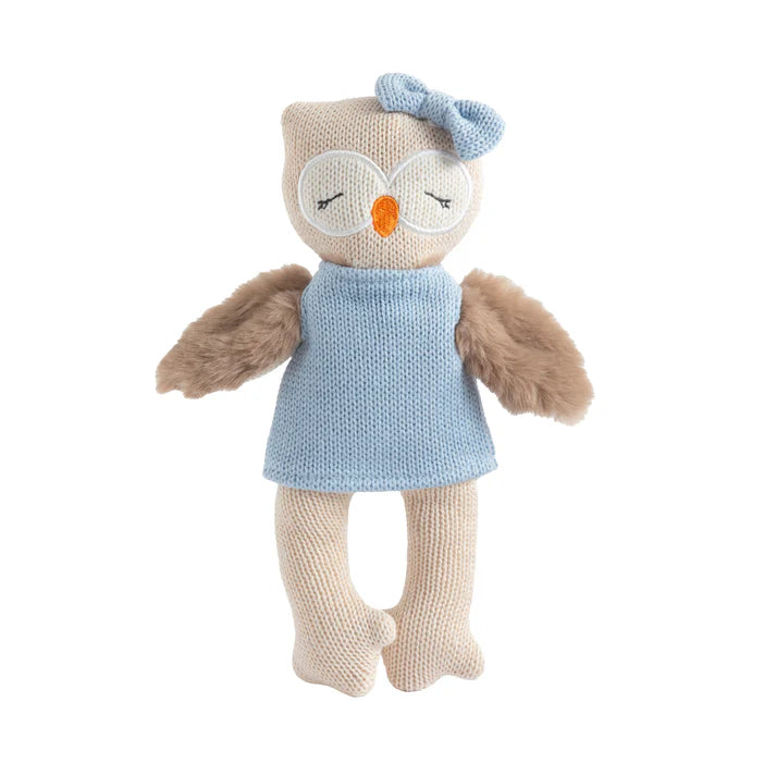 Knitted Animal Toy- Ollie The Owl