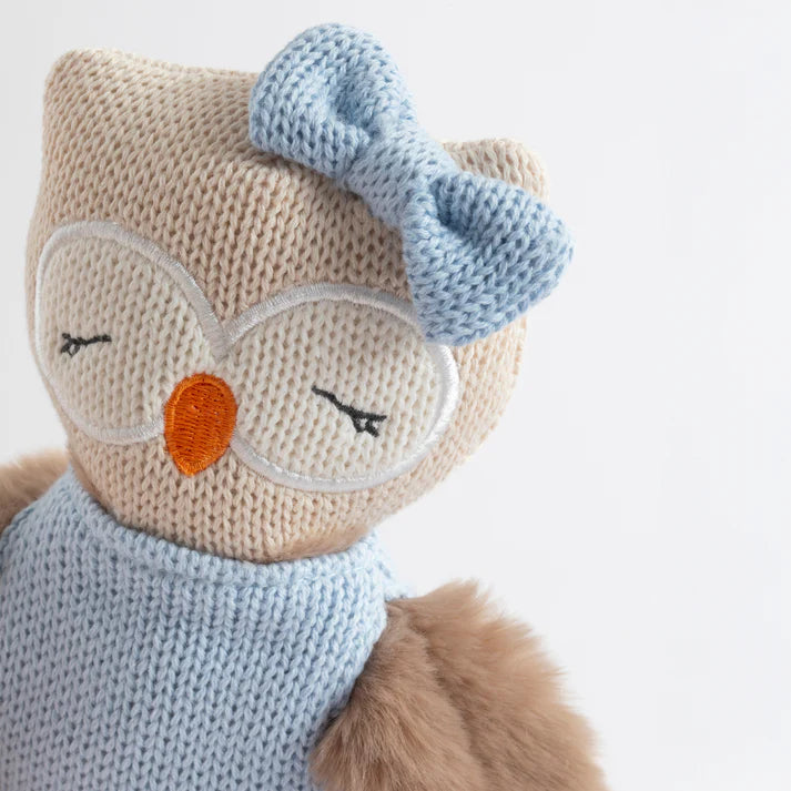 Knitted Animal Toy- Ollie The Owl
