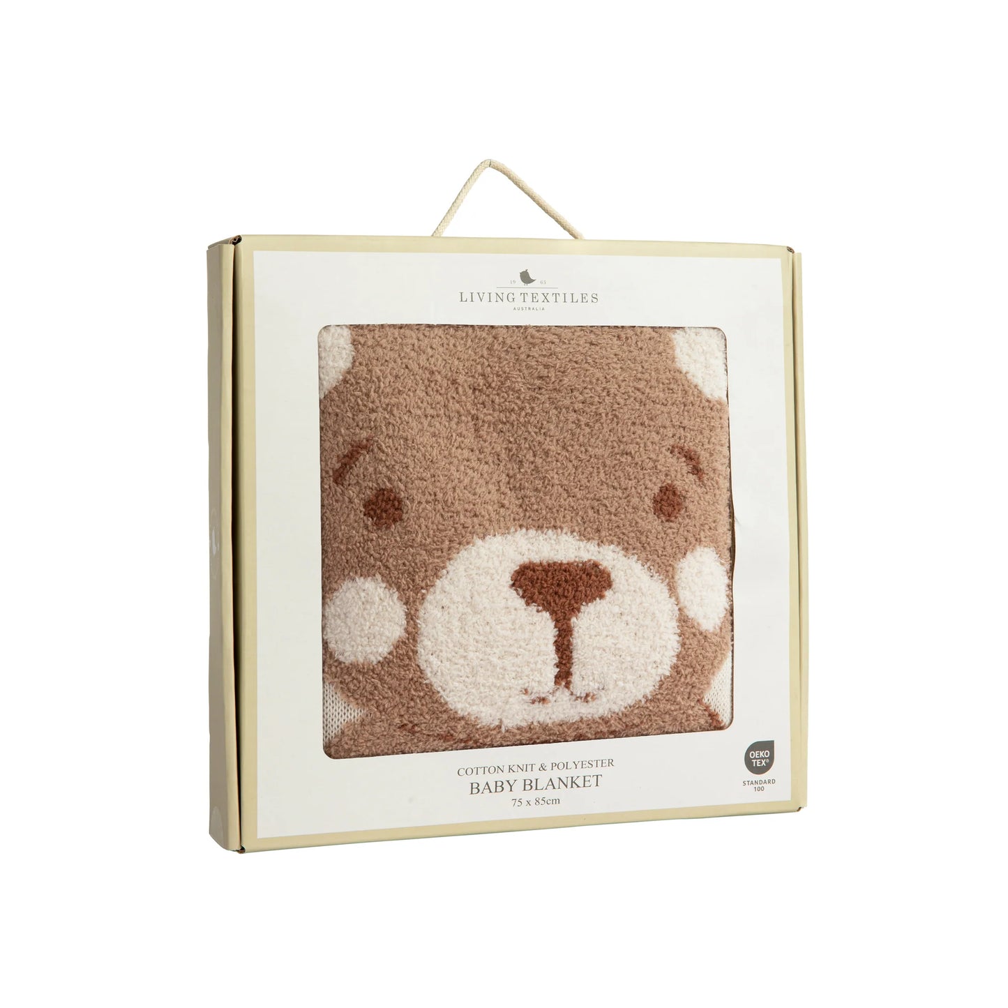 Jacquared Blanket- Cuddly Bear
