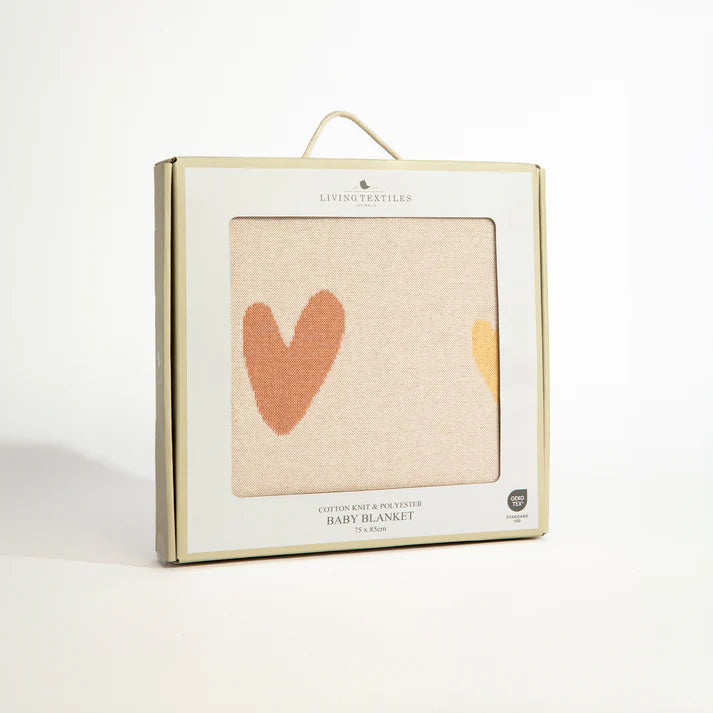 Jacquared Blanket- Bohemian Bliss/Hearts