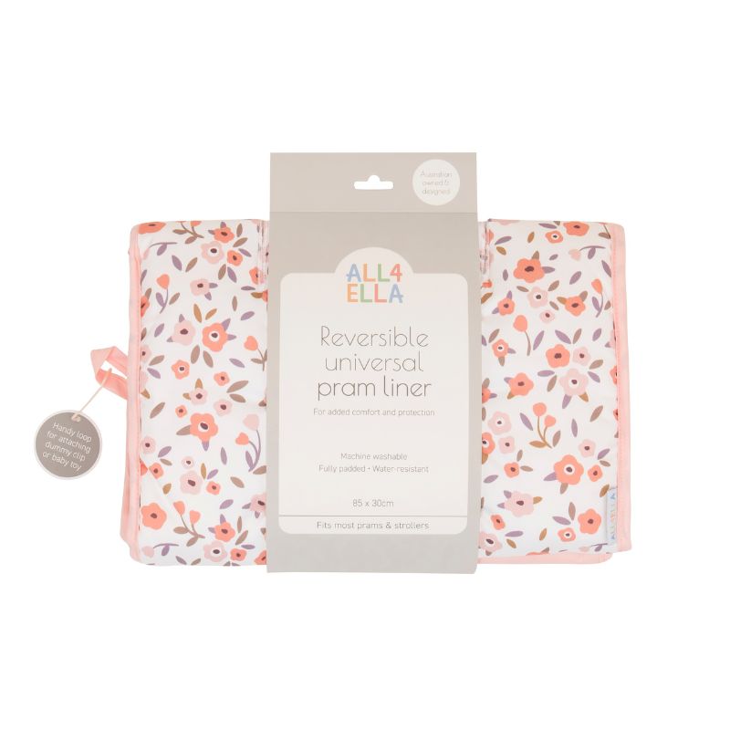 Pram Liner- Floral Bouquet