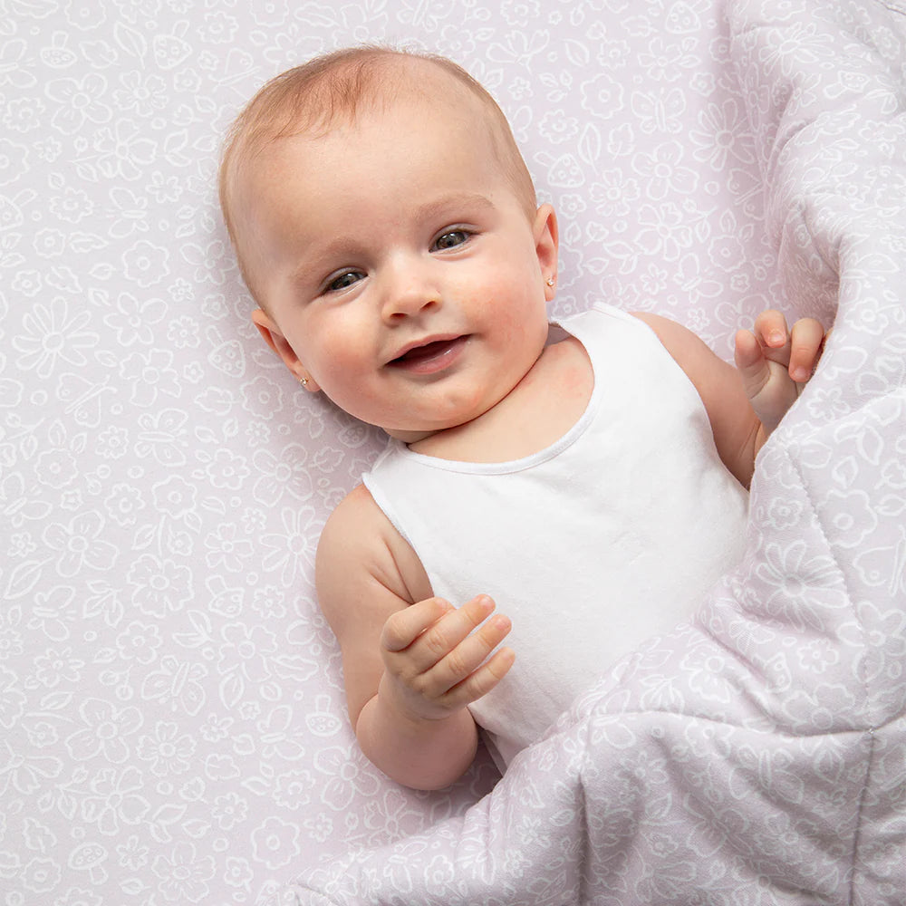 2 Pack Organic Jersey Cot Fitted Sheets - Whimsical Wonderland