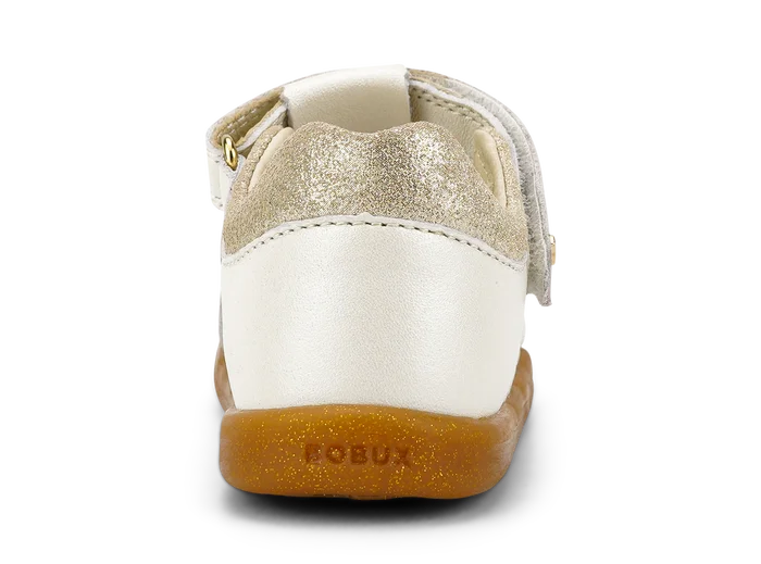 Cross Jump Leather Sandals- Moon Pearl
