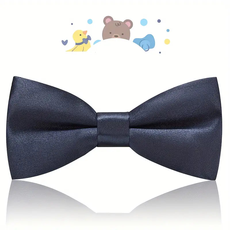 Boys Gentleman Bow Tie- Dark Gray