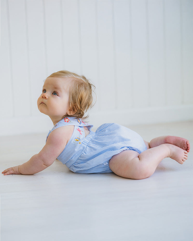 Songbird Stripe Emb Bodysuit