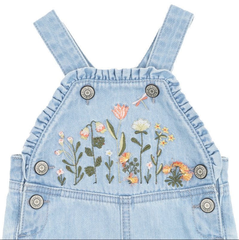 Botainica Embroidered Overalls