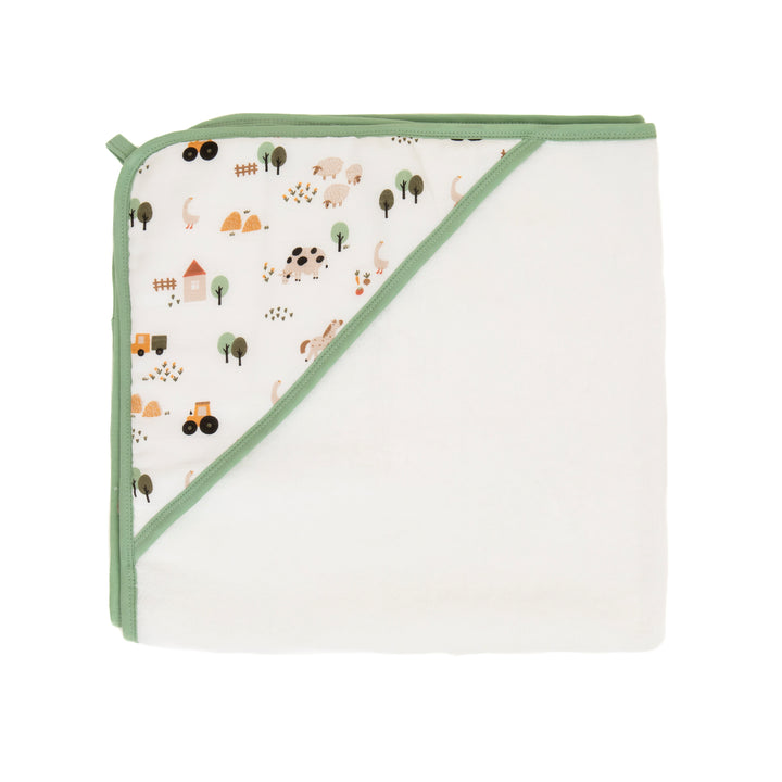 Organic Hooded Towel- Country Farm