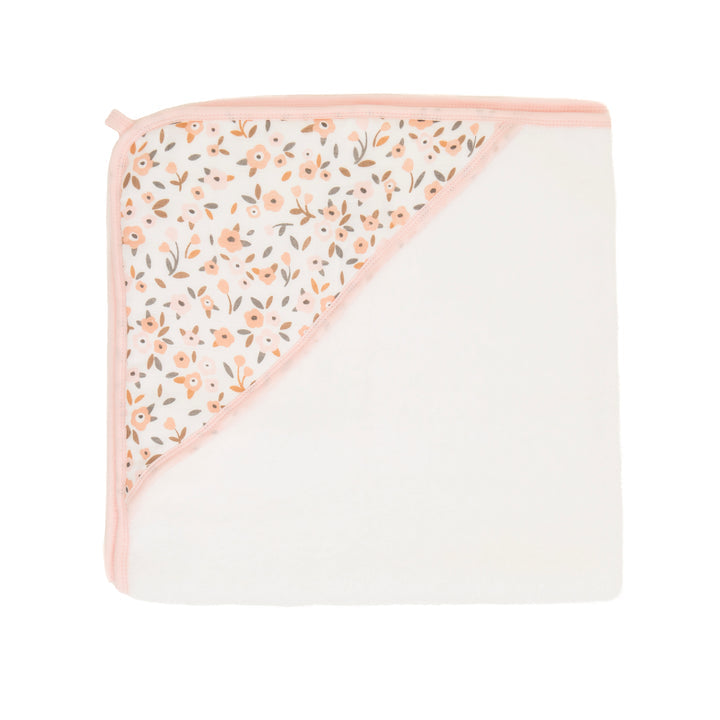 Organic Hooded Towel- Floral Bouquet