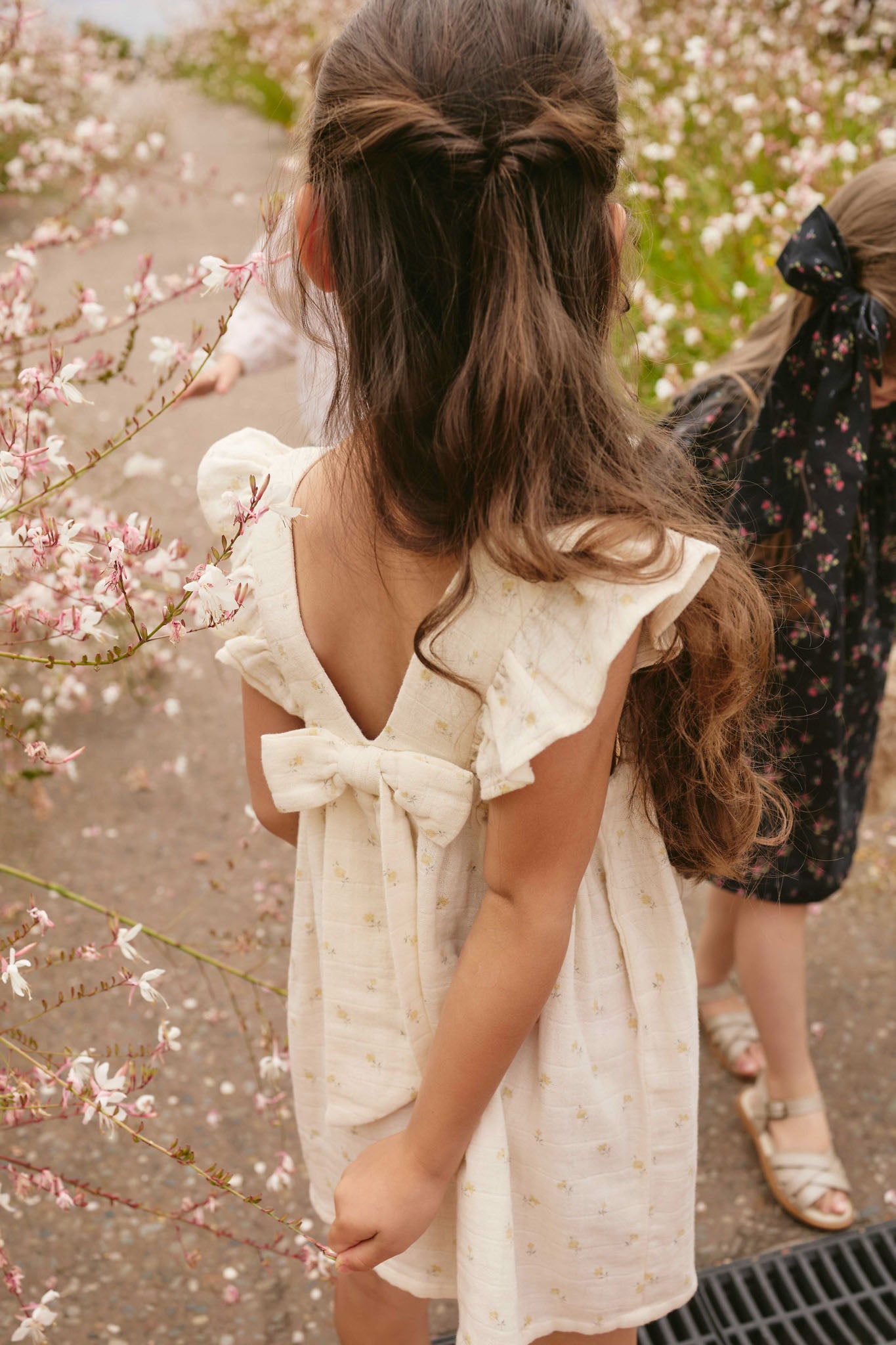 Organic Cotton Muslin Brielle Dress - Vintage Ditsy