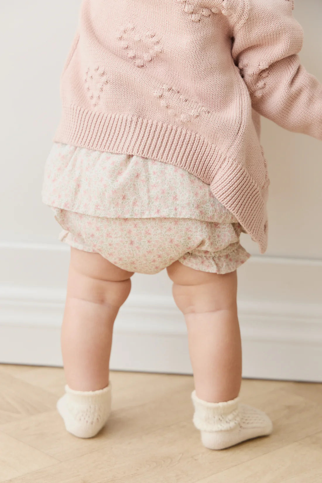 Organic Cotton Frill Bloomer - Claudette Rose