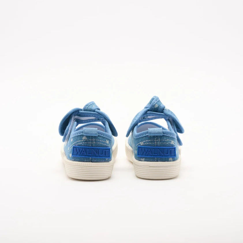 Millie Canvas Shoes- Denim Hearts