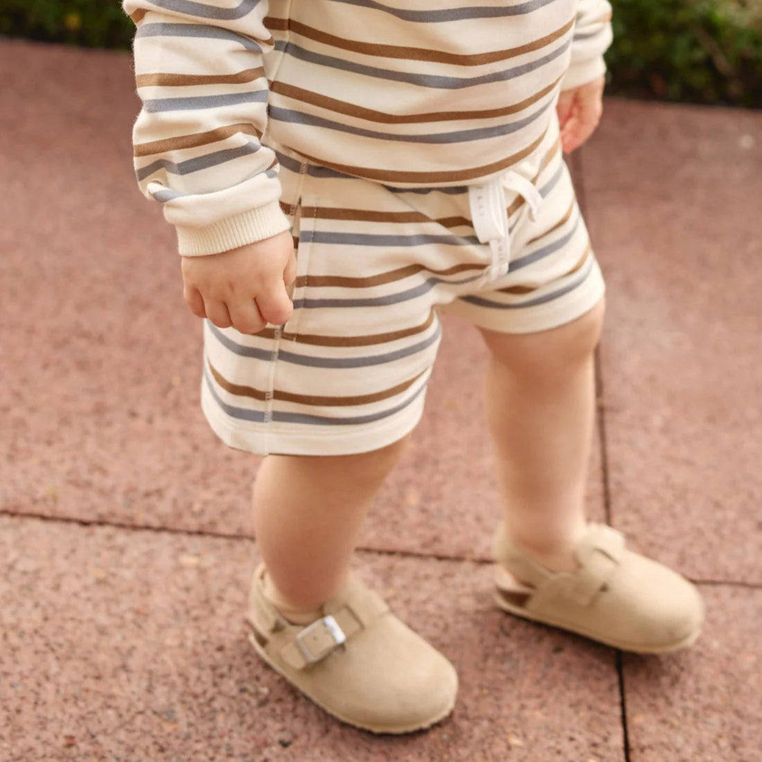 Organic Cotton Jalen Short - Hudson Stripe Tiger