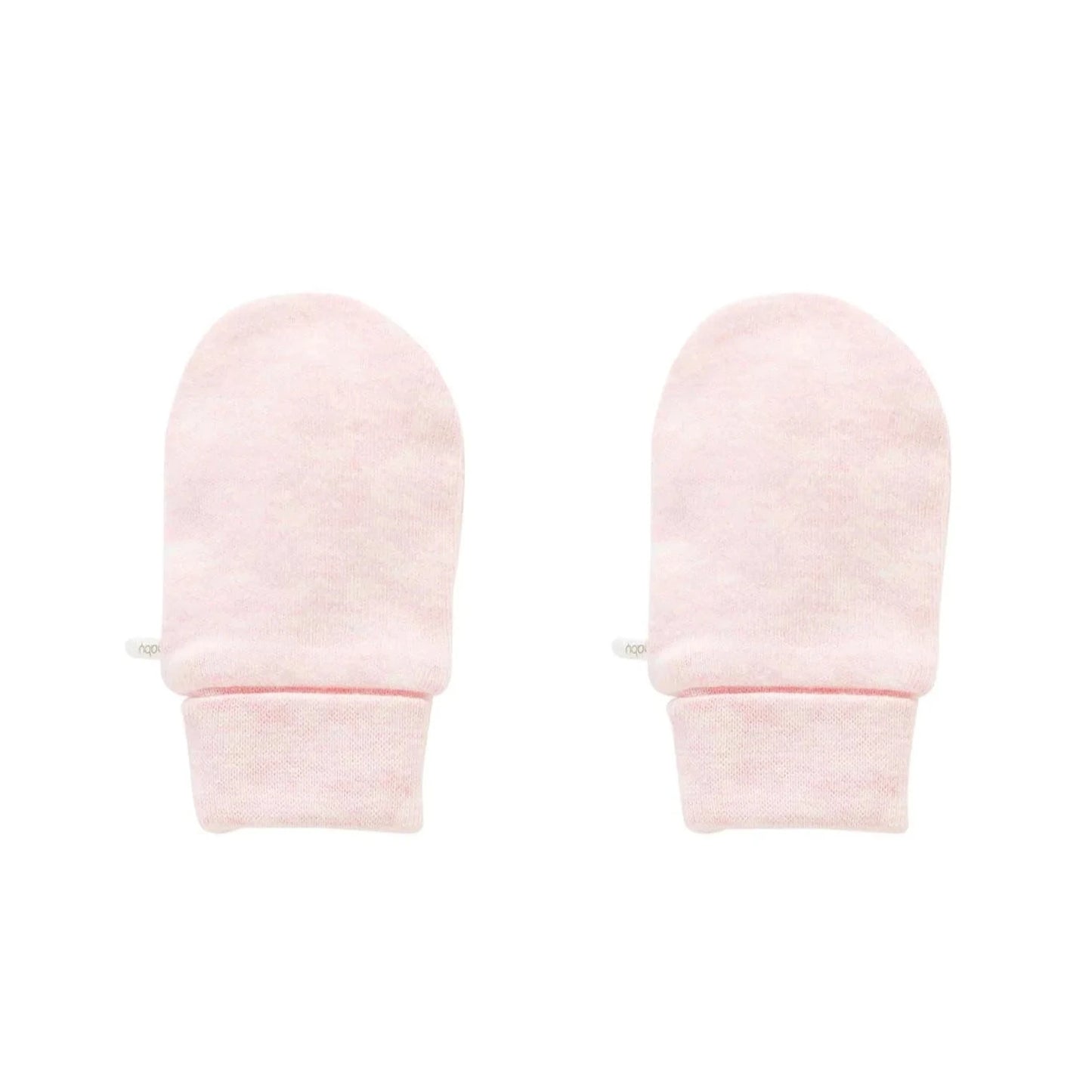 Baby Mittens- Pale Pink Melange
