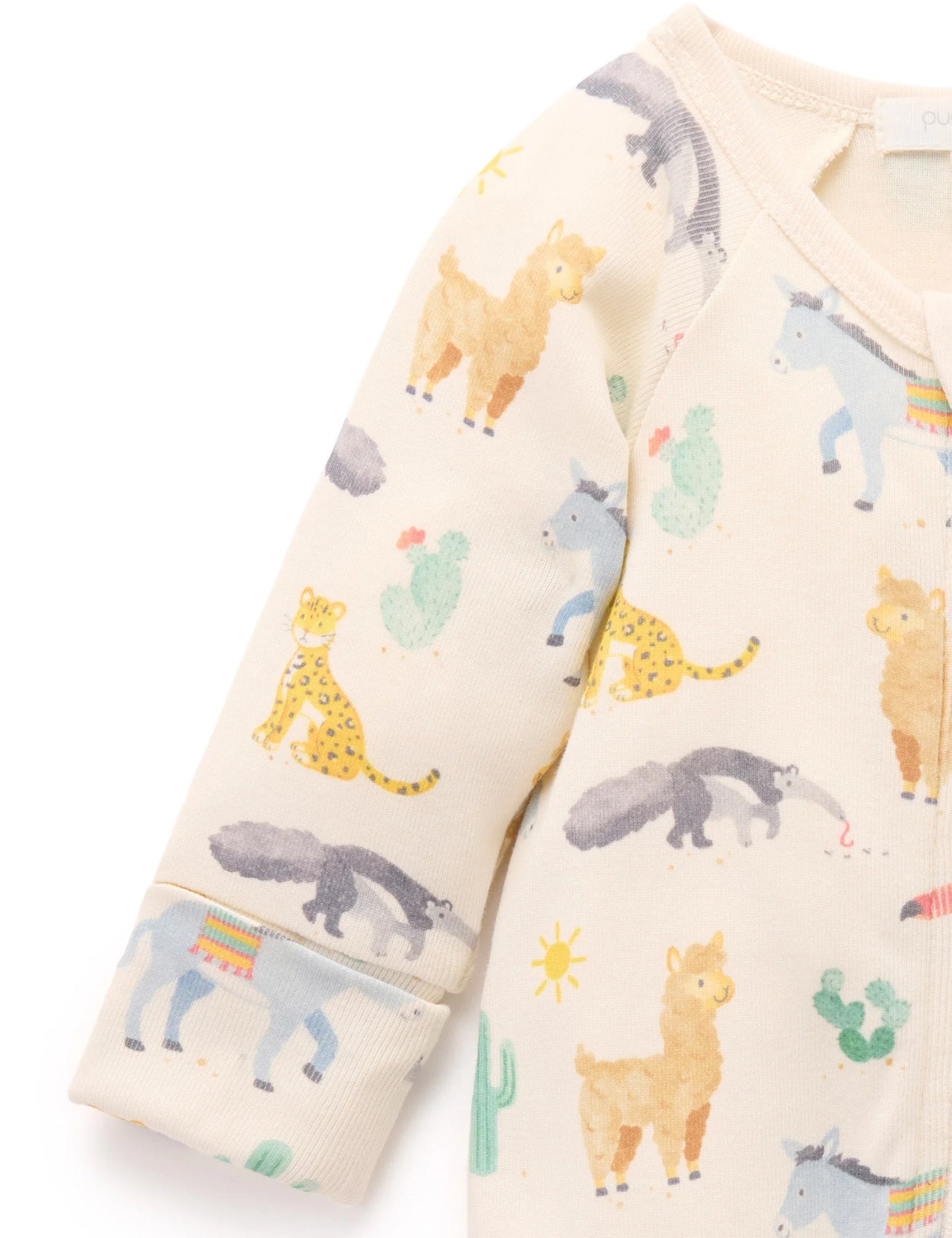 Animal Fiesta Zip Growsuit