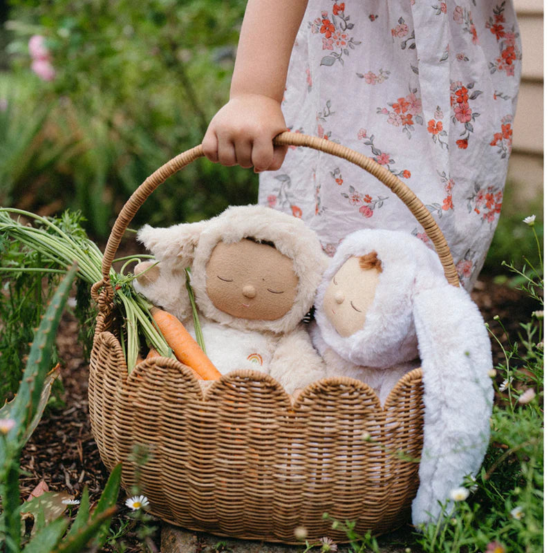 Petal Basket- Natural