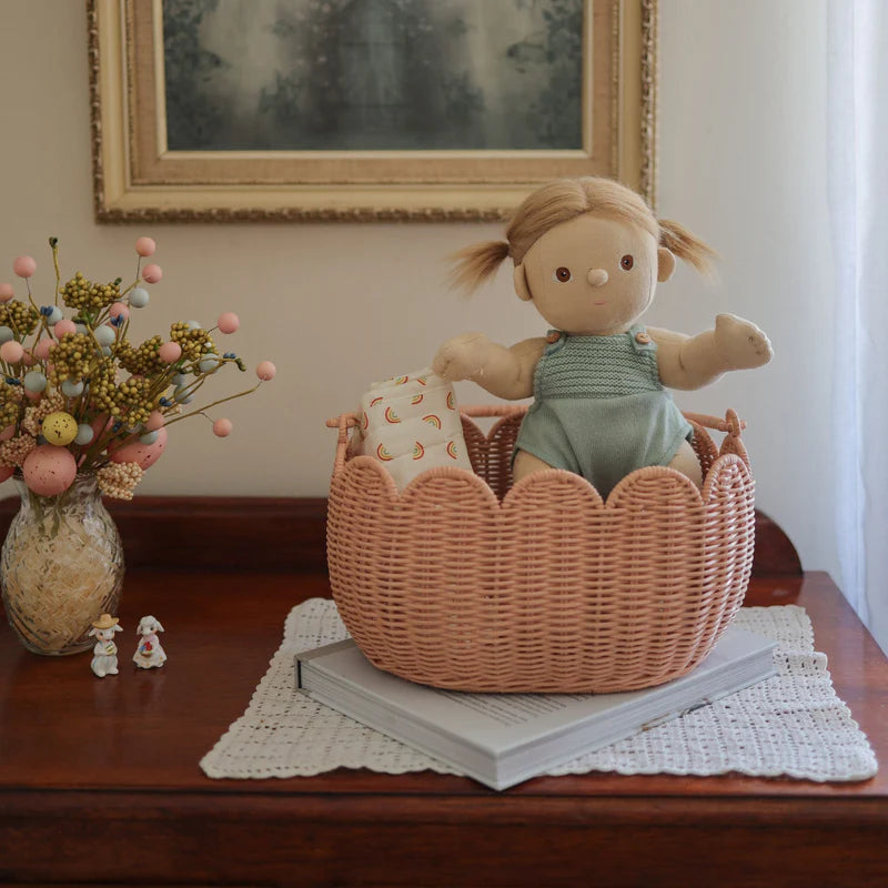 Petal Basket- Seashell Pink