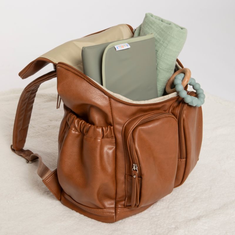 Recycled Changing Wallet- Sage