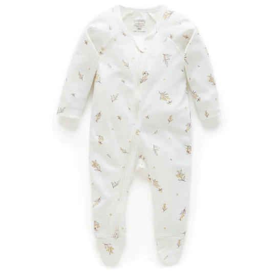 Zip Growsuit- Vanilla Wattle Bee