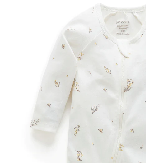 Zip Growsuit- Vanilla Wattle Bee