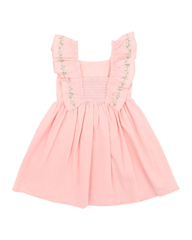 Tess Emb Frill Dress