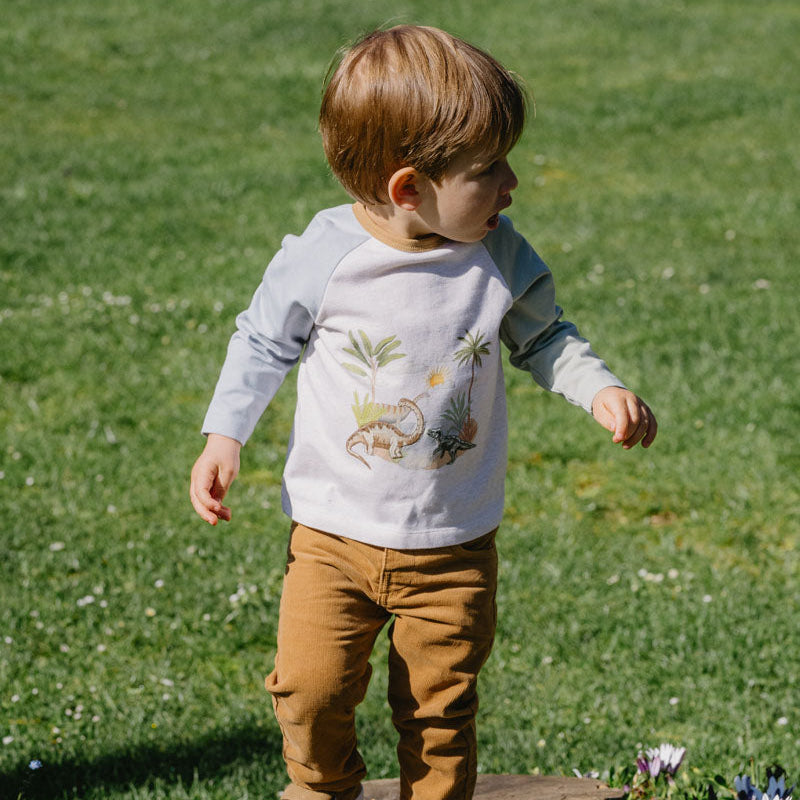 Isaac Dinosaur Long Sleeve Tee