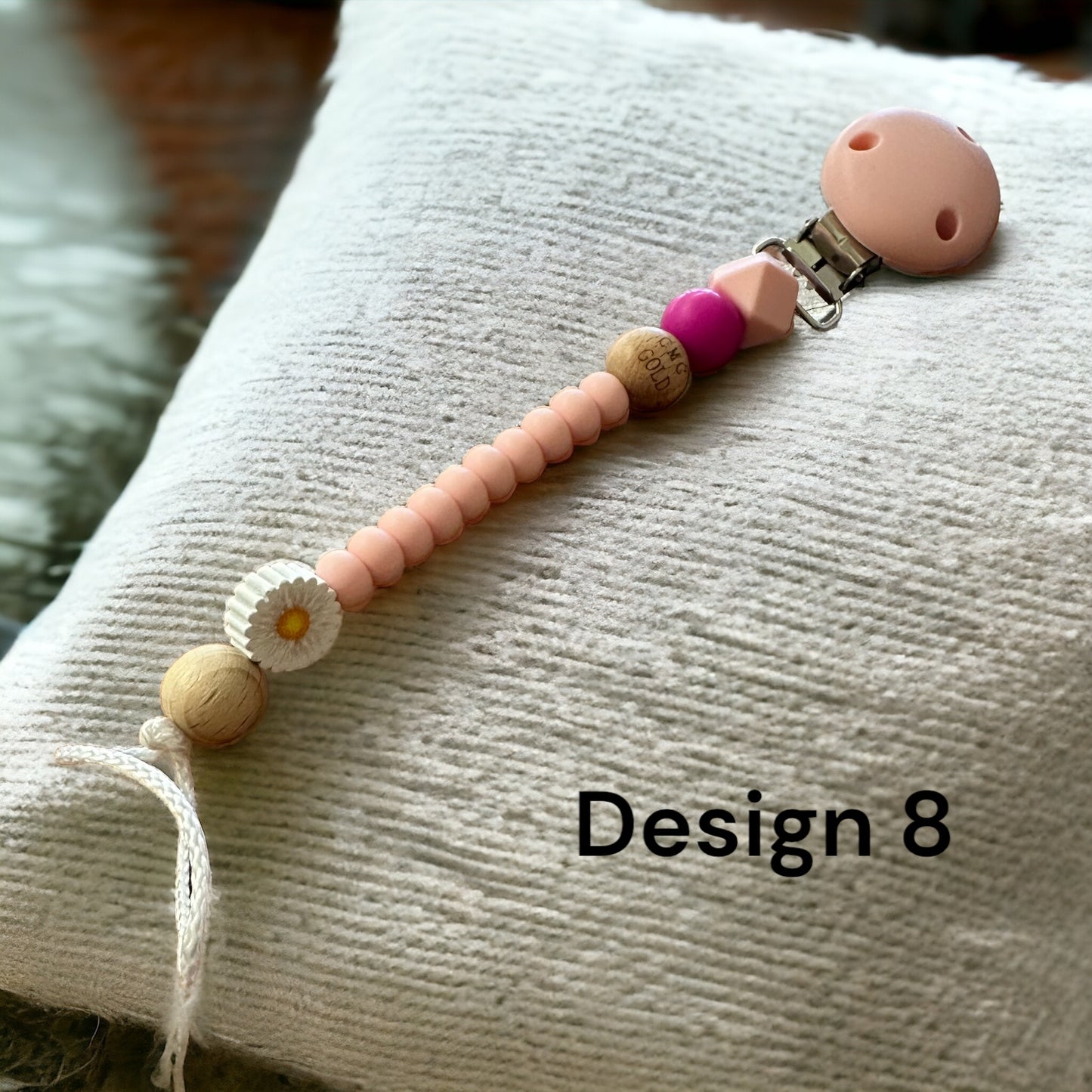 CMC Pre Designed Dummy Clip- Baby Pink