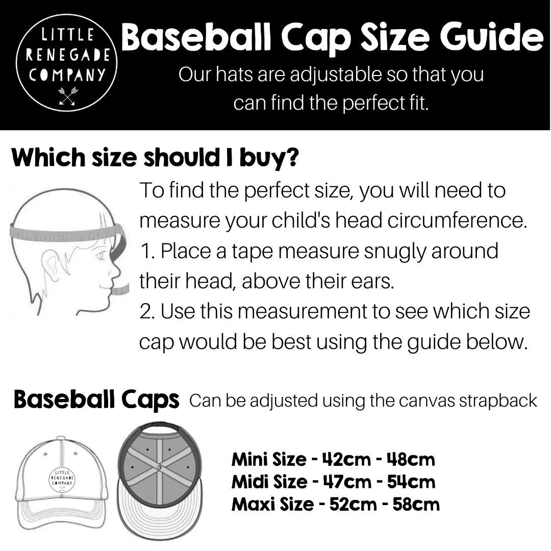 Lola Baseball Cap- 3 Sizes