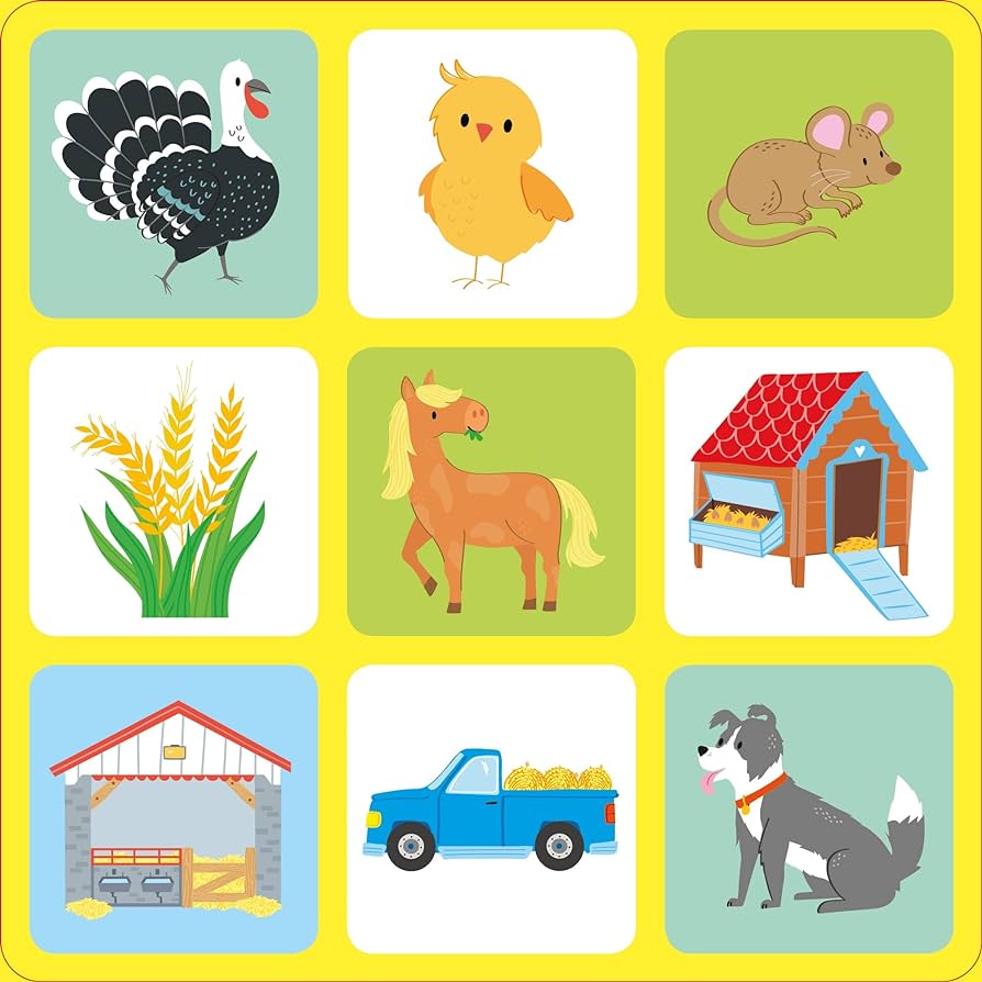 Usborne Farm Matching Game