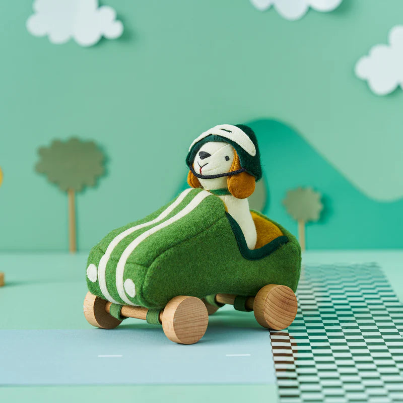 Holdie Dog-Go- Racer Boy Green