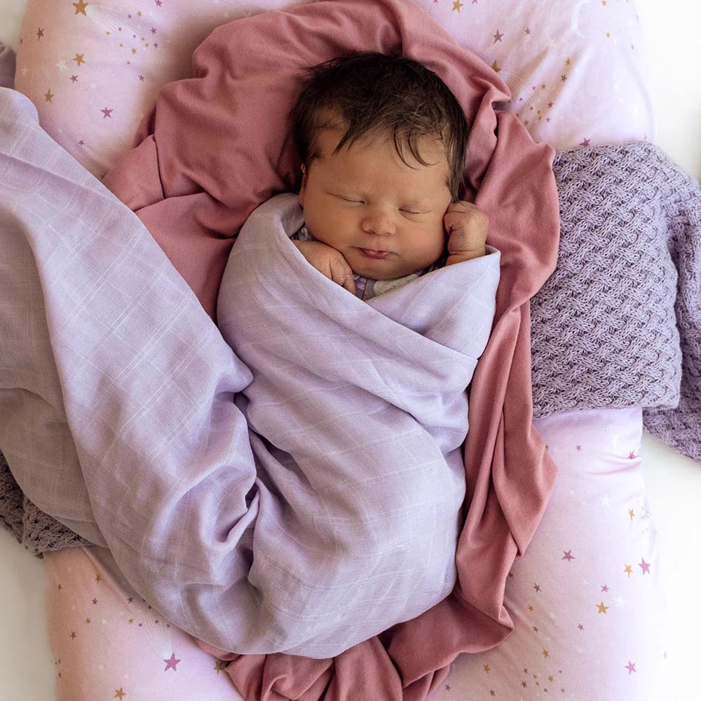 Organic Muslin Wrap- Lavender