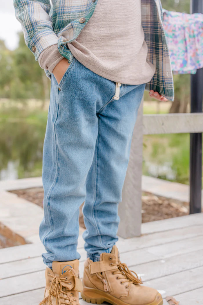 Light Wash Denim Jeans