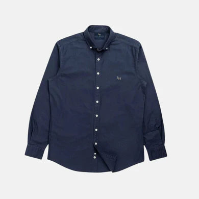 Boys Oxford Long Sleeve Shirt- Navy