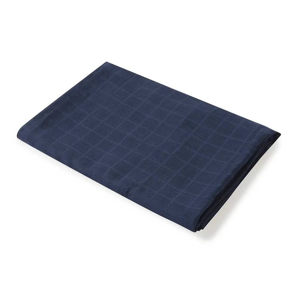 Organic Muslin Wrap- Navy