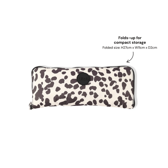Fold-Up Tote- Leopard