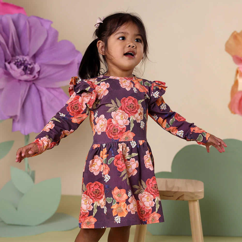 Sienna Long Sleeve Organic Dress