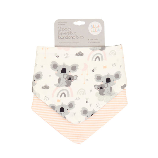 Bandana Bibs 2pk- Koala