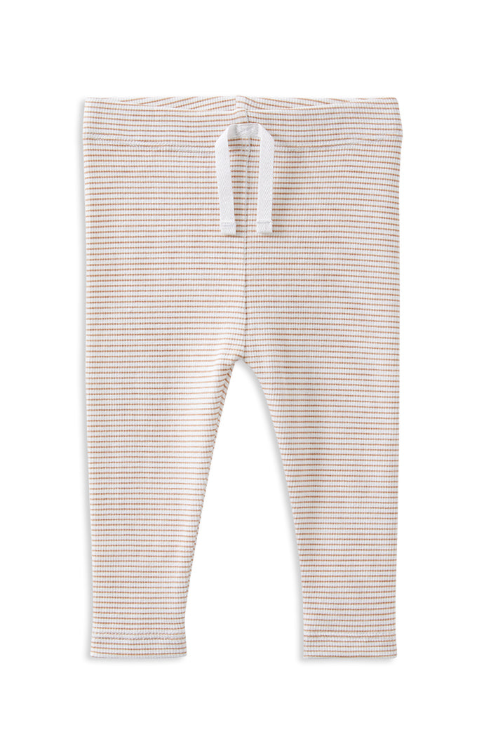 Mocha Stripe Baby Pant