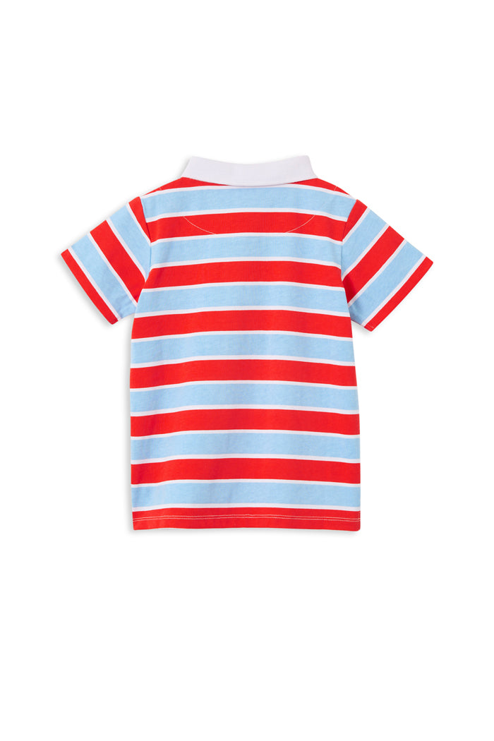 Sailor Stripe Rubgy Short Sleeve Top