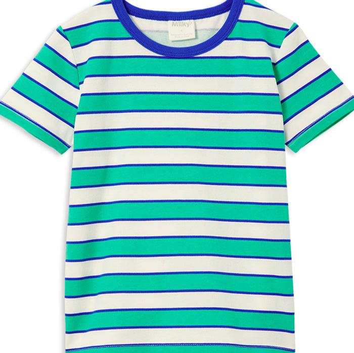 Green Stripe Tee