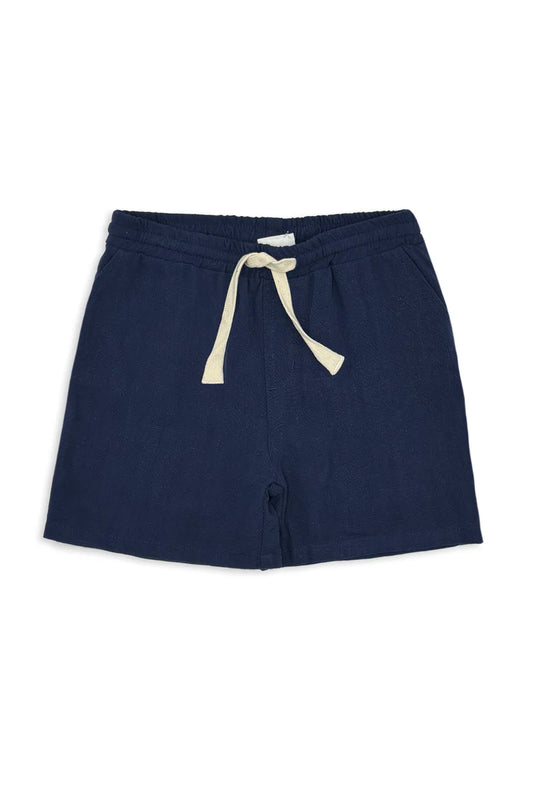 Linen Short - Blue