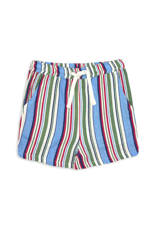 Crinkle Stripe Short