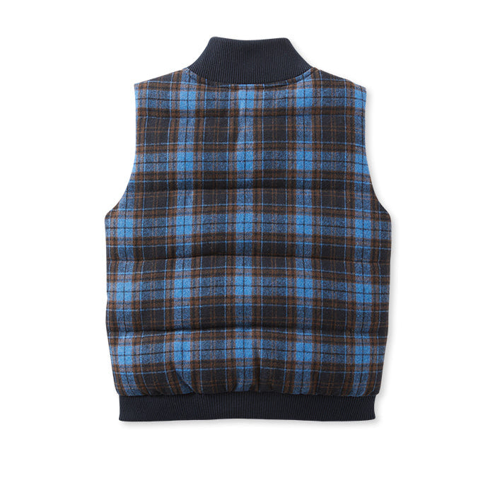 Check Puffer Vest
