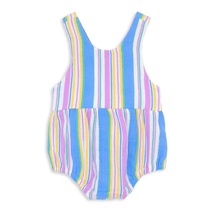 Crinkle Stripe Playsuit