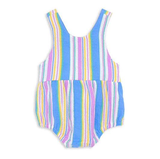 Crinkle Stripe Playsuit