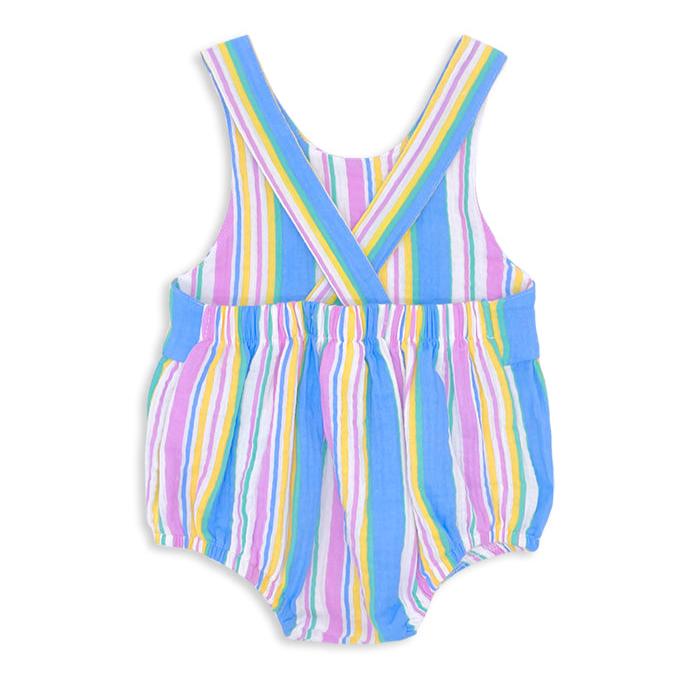 Crinkle Stripe Playsuit