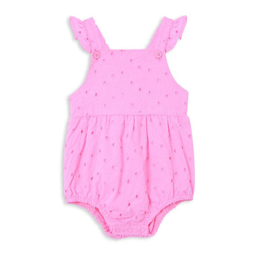 Pink Broderie Playsuit