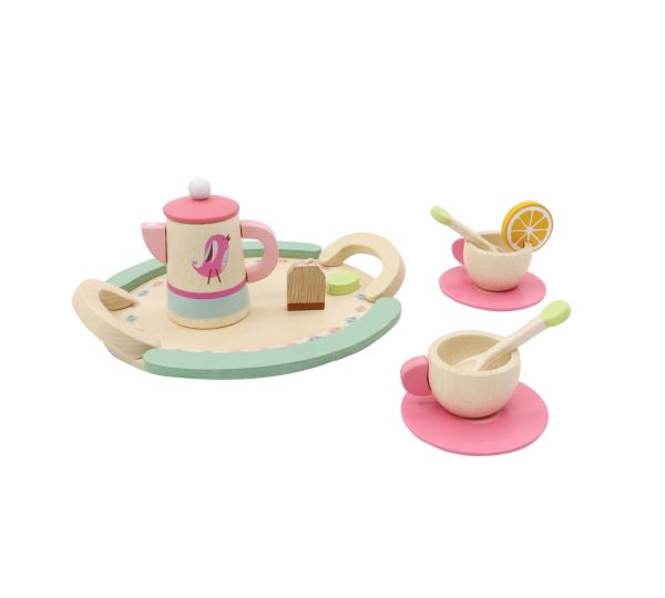 Wooden Tea Set